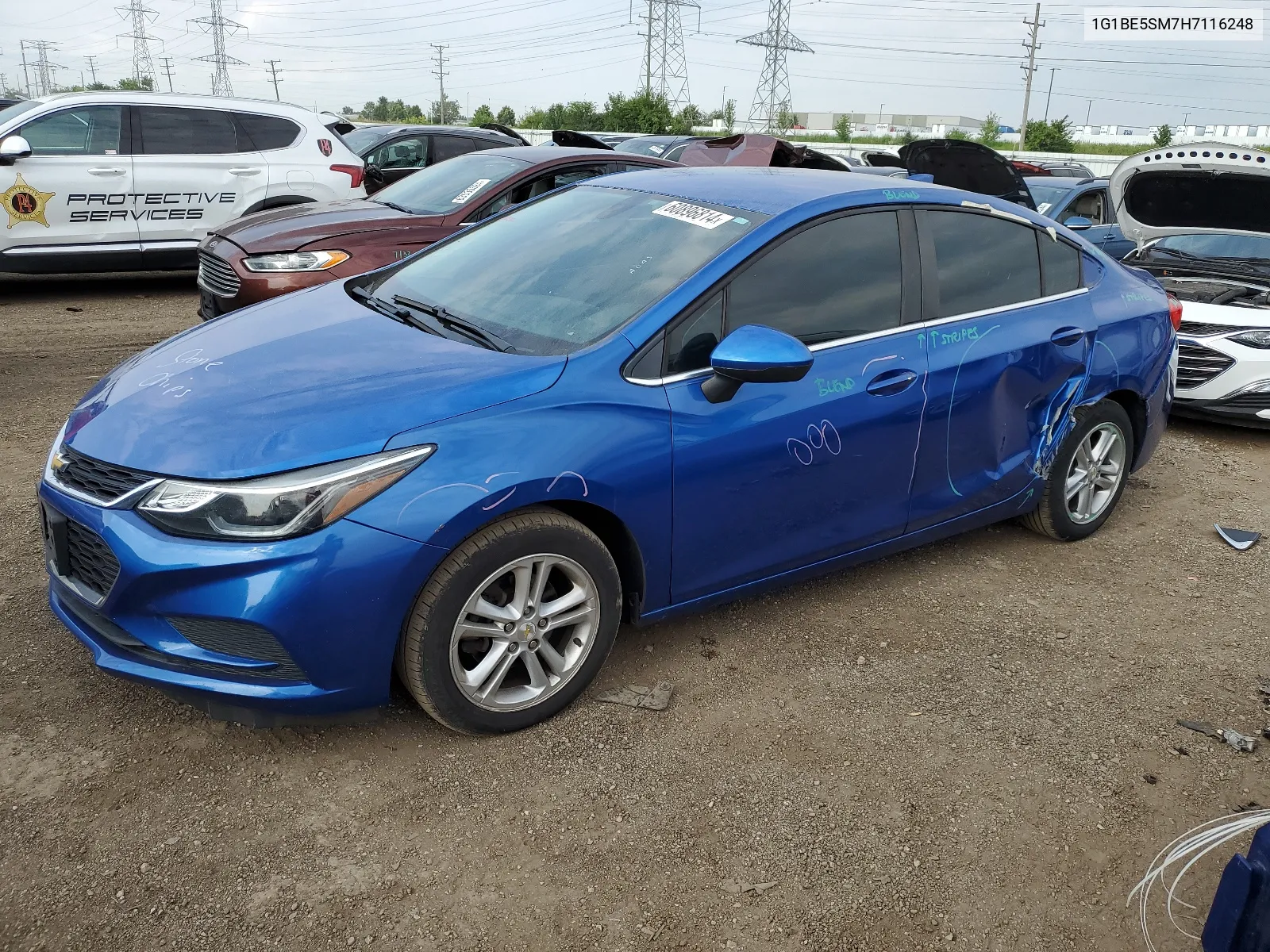 1G1BE5SM7H7116248 2017 Chevrolet Cruze Lt