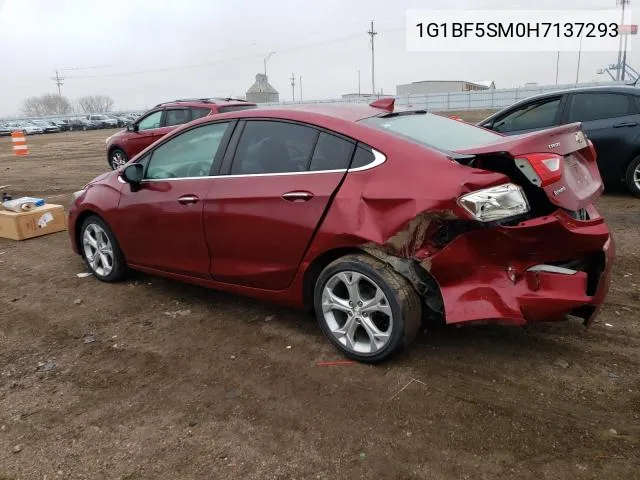 1G1BF5SM0H7137293 2017 Chevrolet Cruze Premier