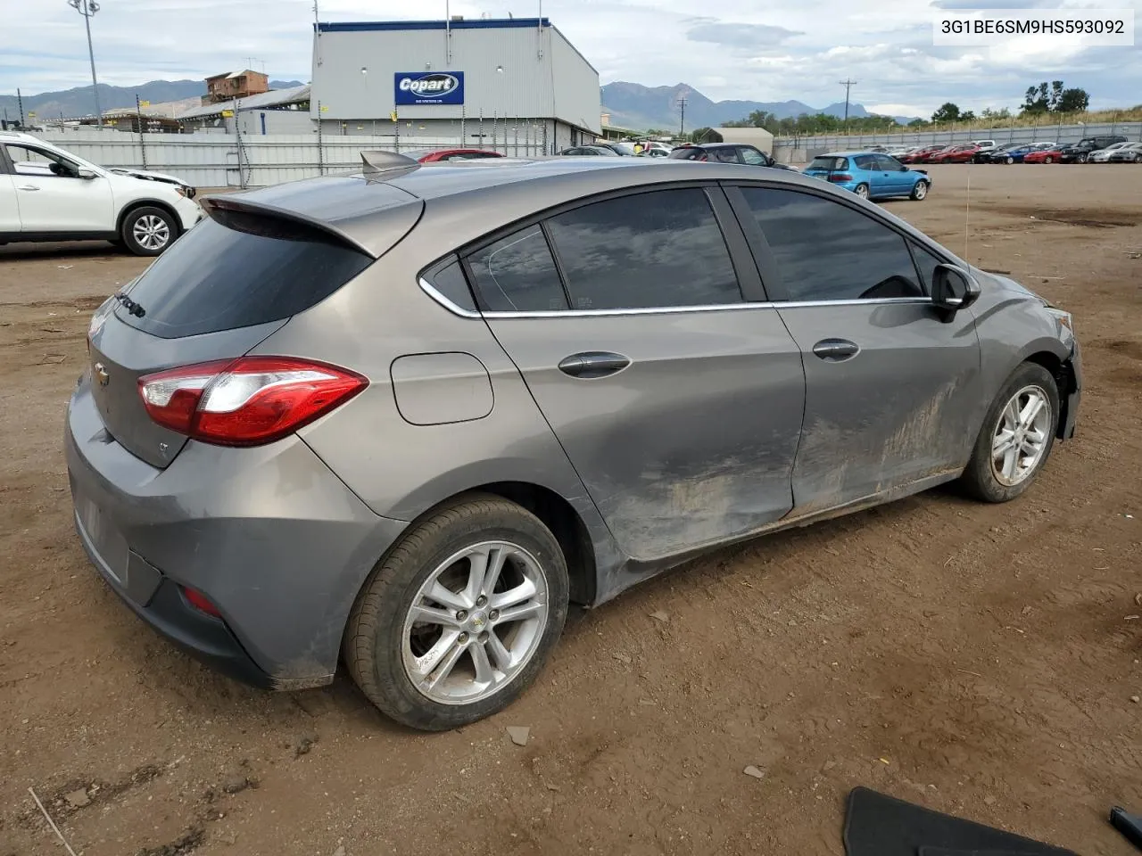 2017 Chevrolet Cruze Lt VIN: 3G1BE6SM9HS593092 Lot: 61045054