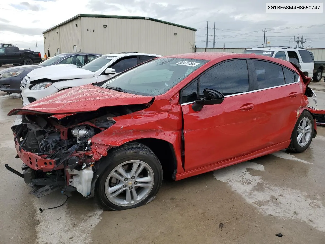 2017 Chevrolet Cruze Lt VIN: 3G1BE6SM4HS550747 Lot: 62475484