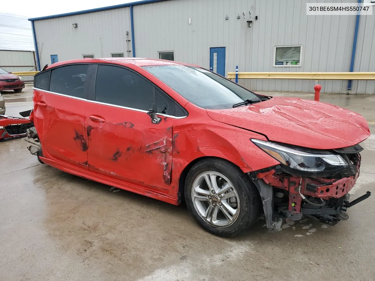 2017 Chevrolet Cruze Lt VIN: 3G1BE6SM4HS550747 Lot: 62475484