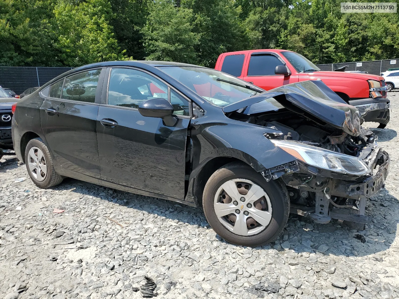 2017 Chevrolet Cruze Ls VIN: 1G1BC5SM2H7113750 Lot: 62745994