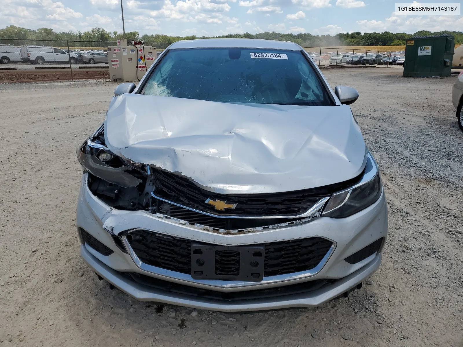 2017 Chevrolet Cruze Lt VIN: 1G1BE5SM5H7143187 Lot: 62935164