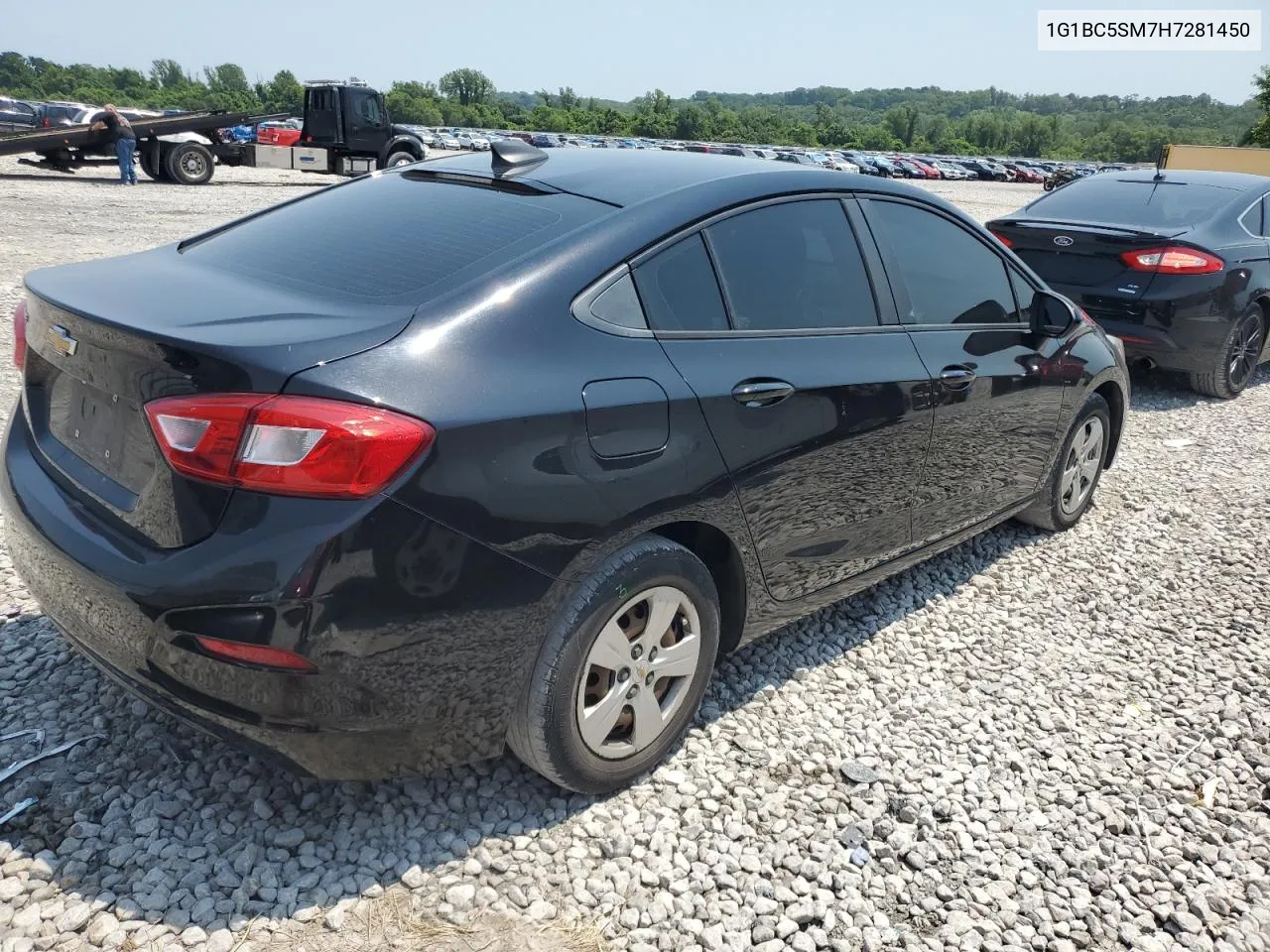 2017 Chevrolet Cruze Ls VIN: 1G1BC5SM7H7281450 Lot: 63034334