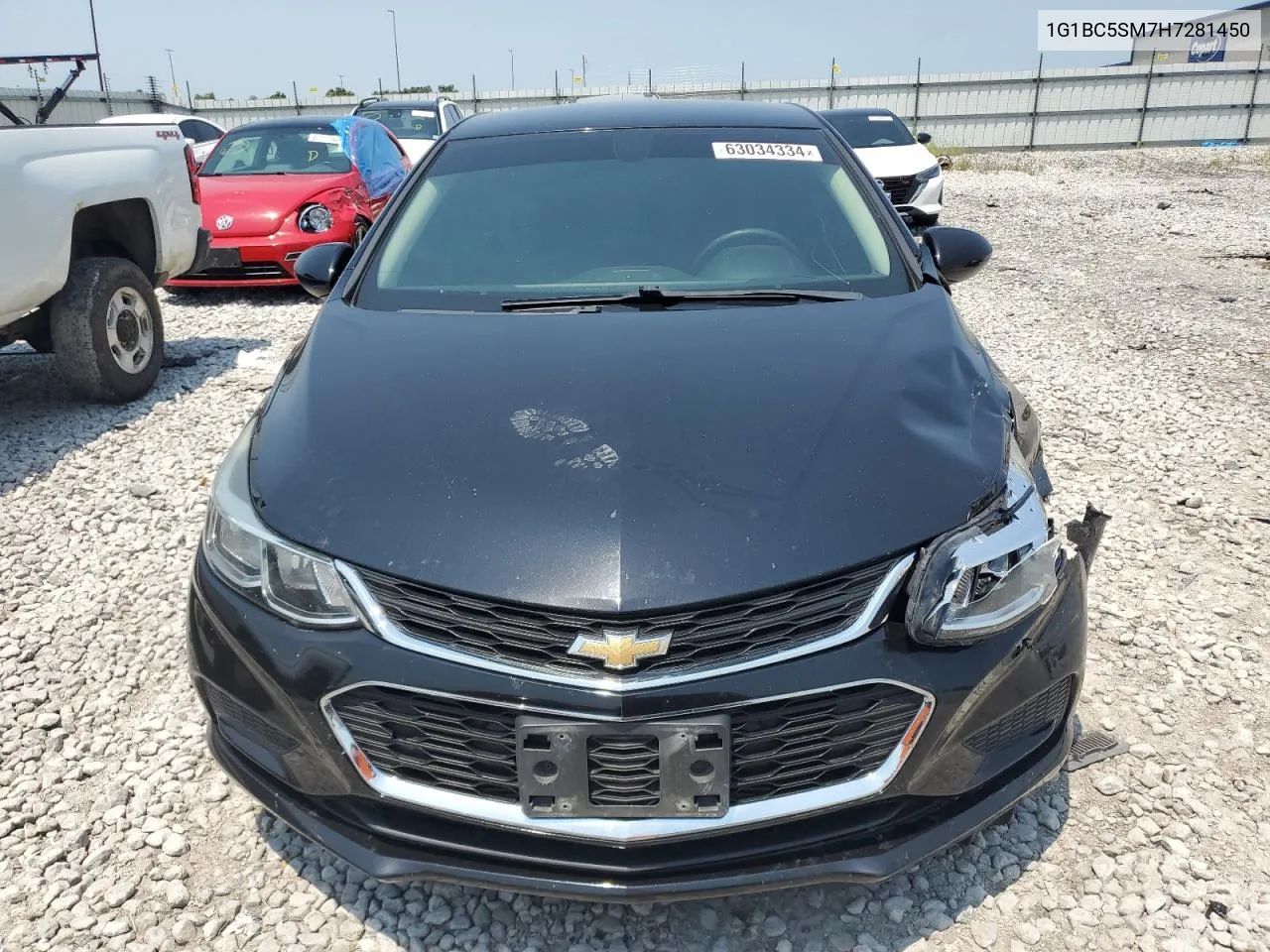 2017 Chevrolet Cruze Ls VIN: 1G1BC5SM7H7281450 Lot: 63034334