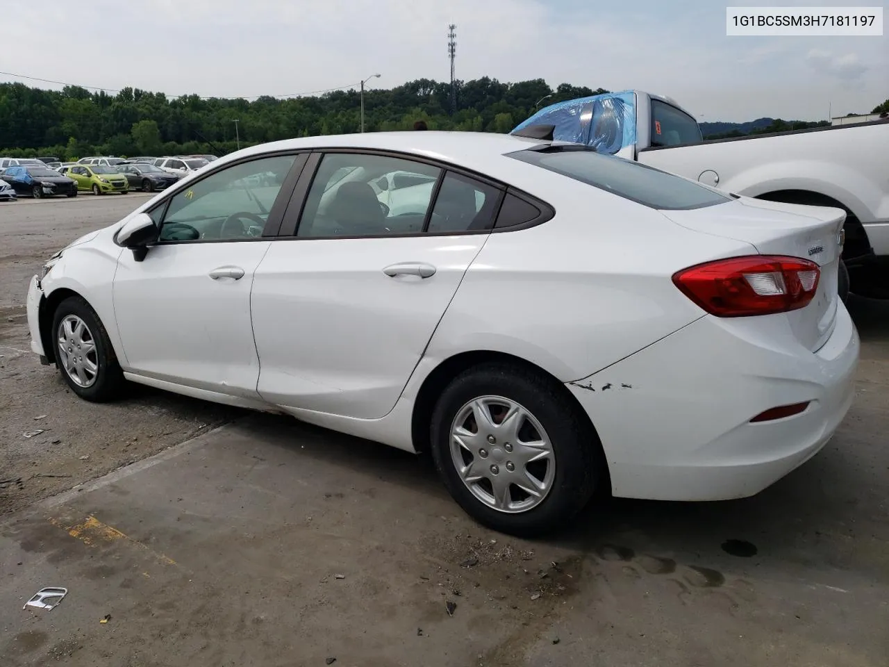 2017 Chevrolet Cruze Ls VIN: 1G1BC5SM3H7181197 Lot: 63626274