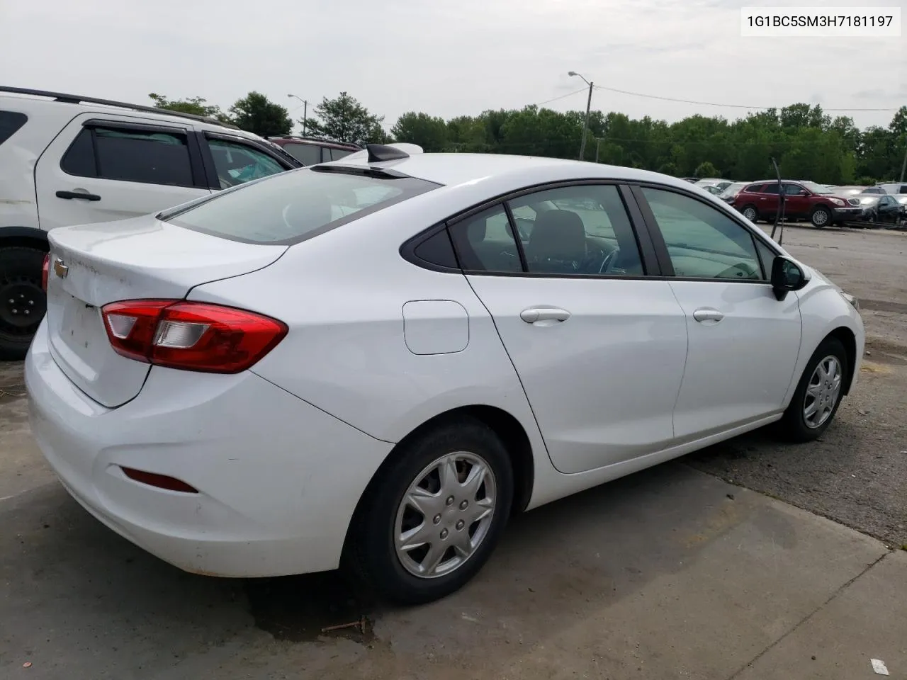 2017 Chevrolet Cruze Ls VIN: 1G1BC5SM3H7181197 Lot: 63626274