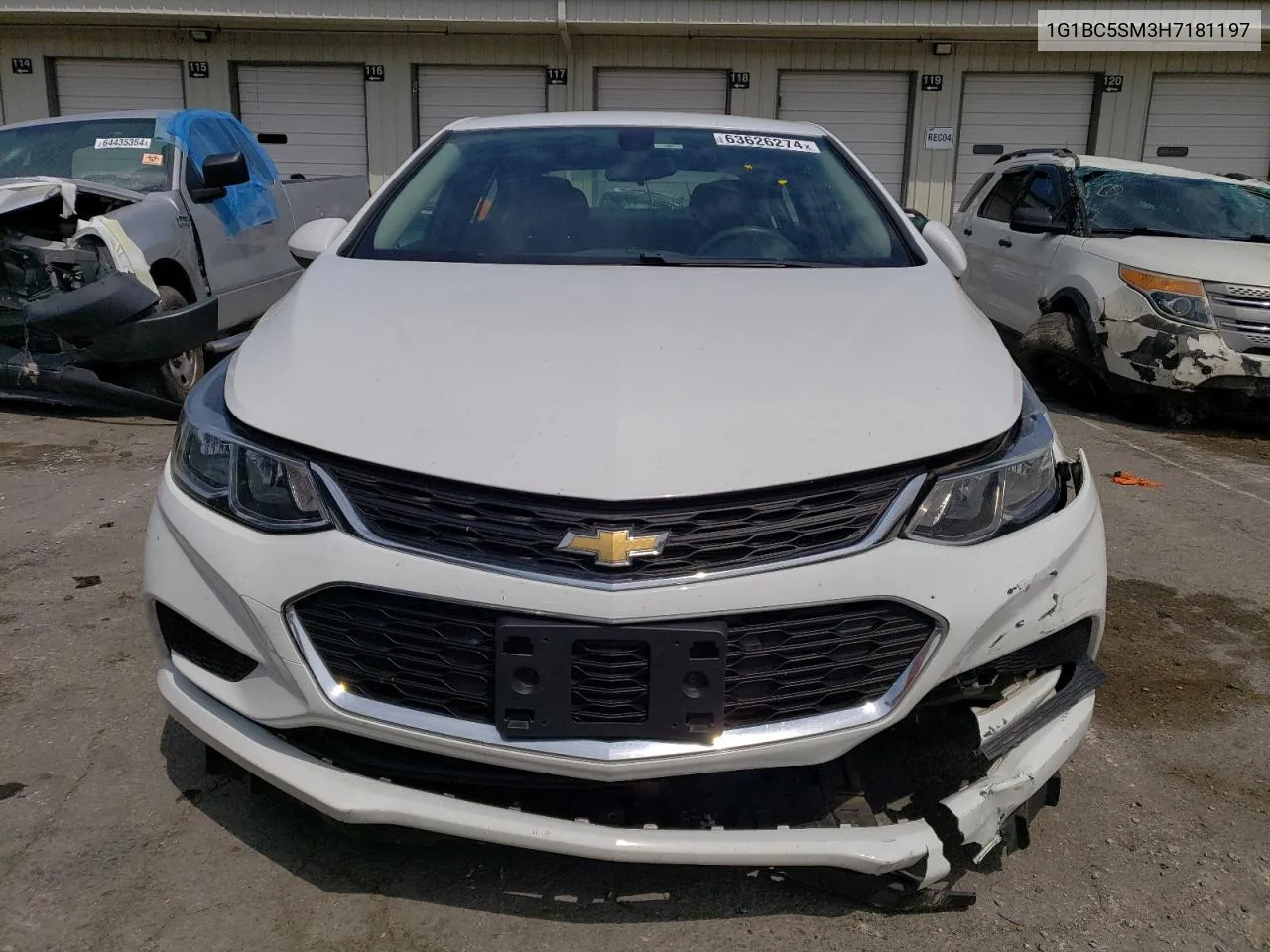 2017 Chevrolet Cruze Ls VIN: 1G1BC5SM3H7181197 Lot: 63626274