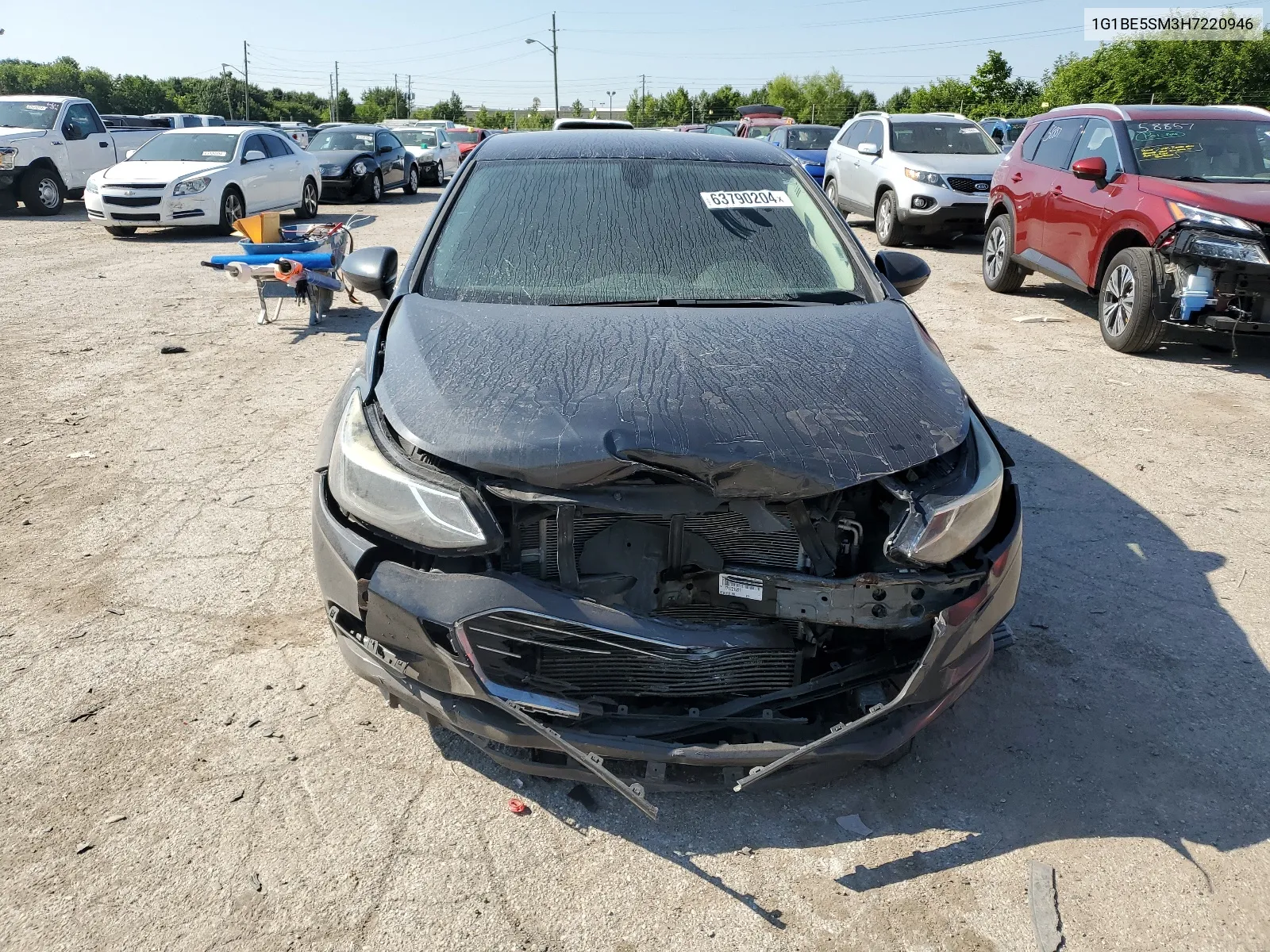 2017 Chevrolet Cruze Lt VIN: 1G1BE5SM3H7220946 Lot: 63790204