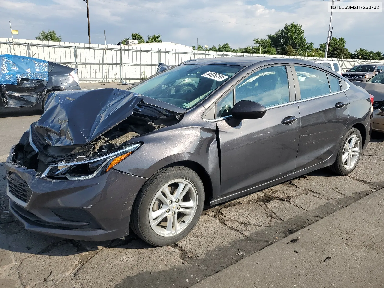 2017 Chevrolet Cruze Lt VIN: 1G1BE5SM2H7250732 Lot: 64038734