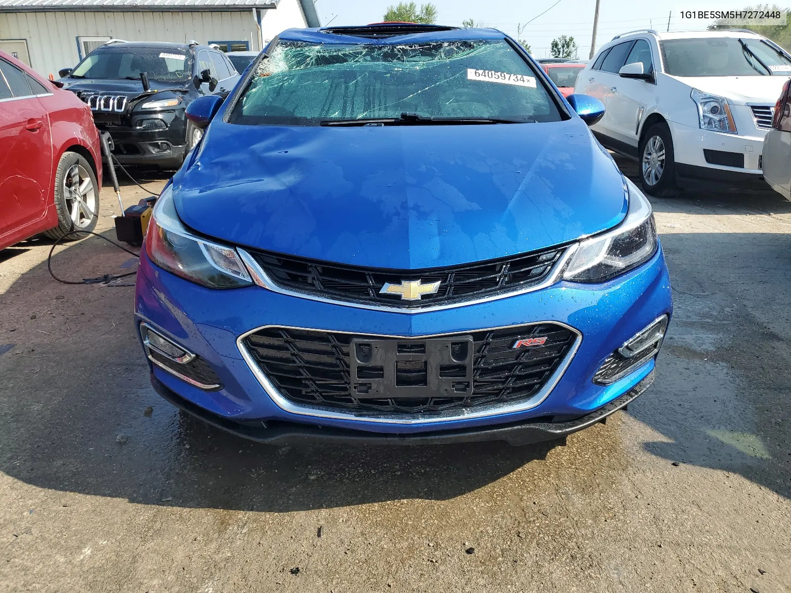 2017 Chevrolet Cruze Lt VIN: 1G1BE5SM5H7272448 Lot: 64059734