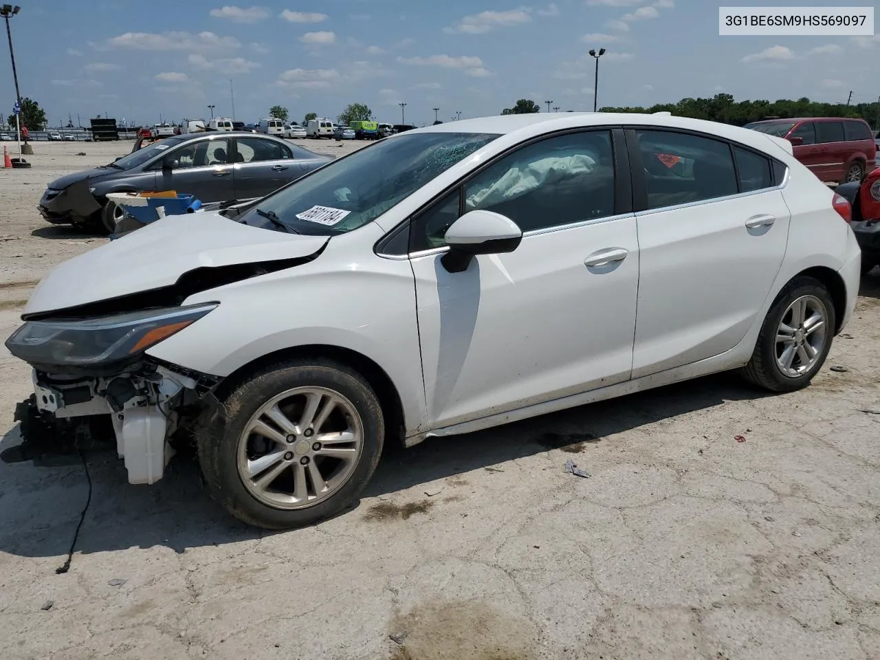 2017 Chevrolet Cruze Lt VIN: 3G1BE6SM9HS569097 Lot: 65011184