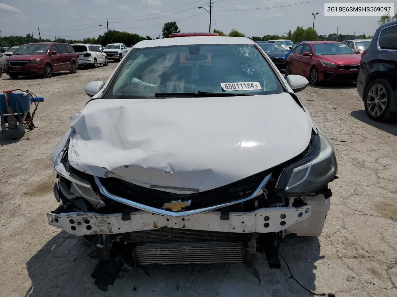 2017 Chevrolet Cruze Lt VIN: 3G1BE6SM9HS569097 Lot: 65011184