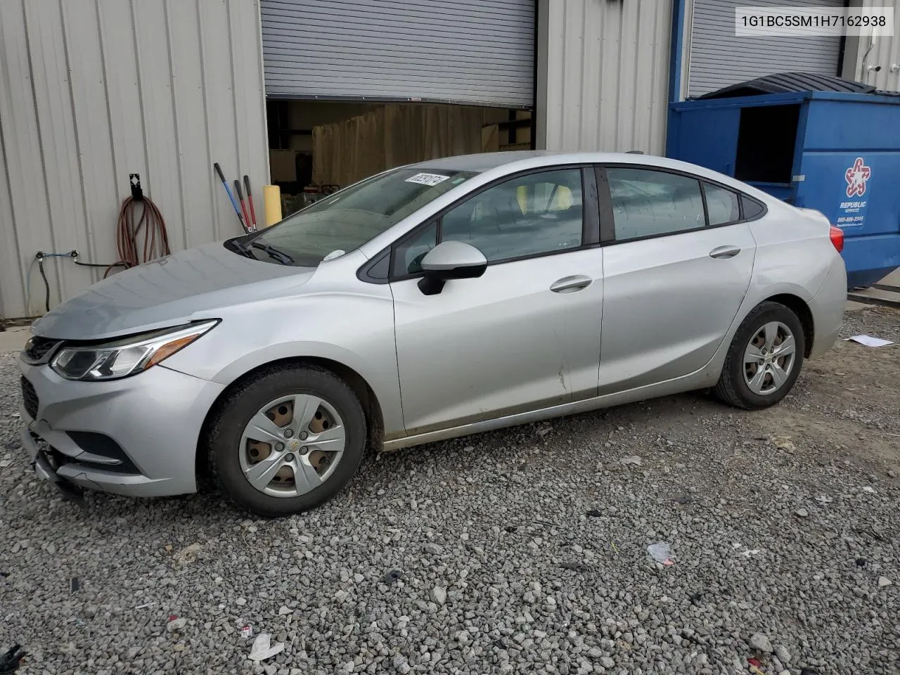 2017 Chevrolet Cruze Ls VIN: 1G1BC5SM1H7162938 Lot: 65291074