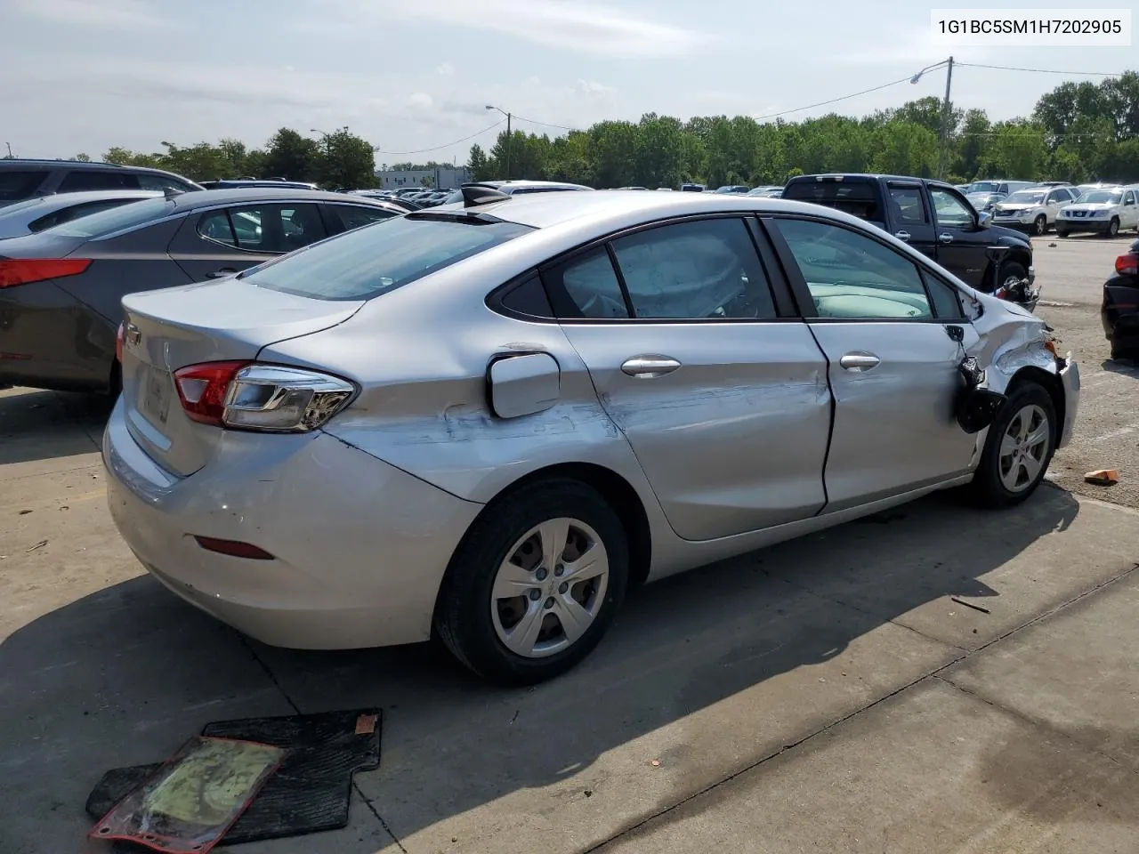 2017 Chevrolet Cruze Ls VIN: 1G1BC5SM1H7202905 Lot: 65518764