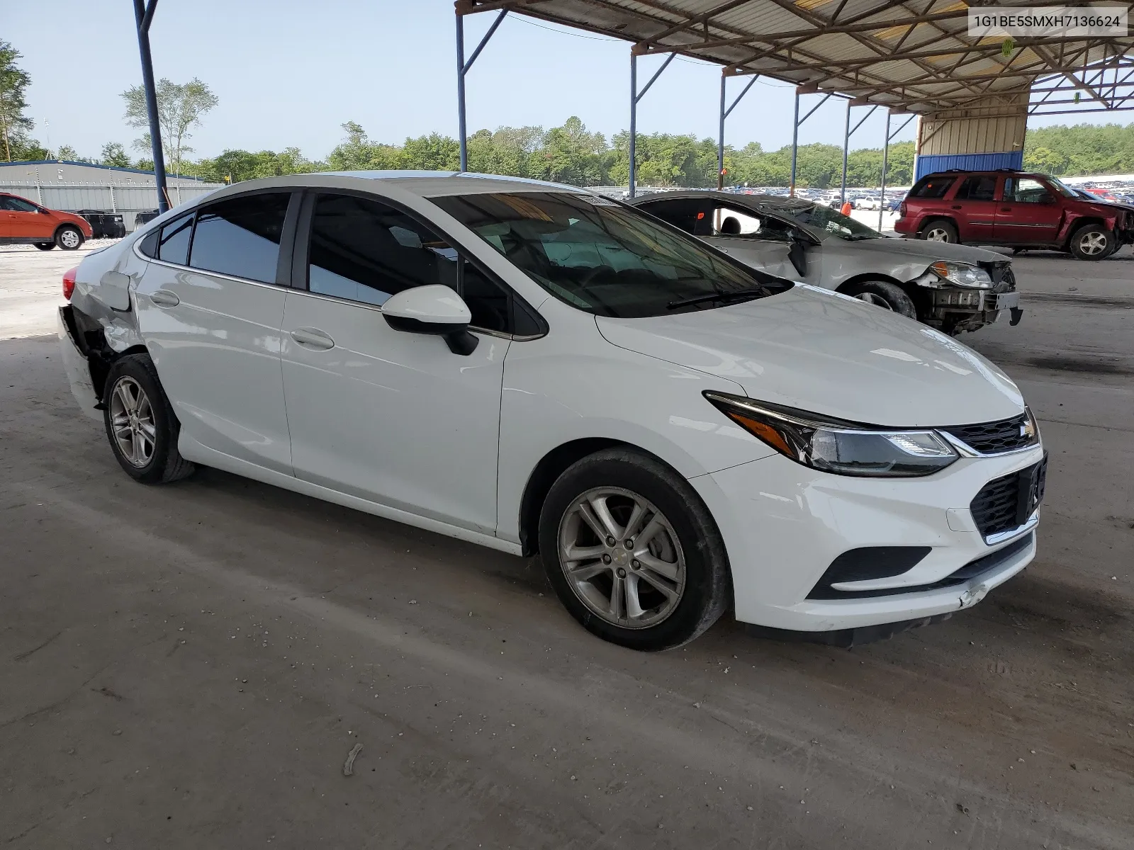 2017 Chevrolet Cruze Lt VIN: 1G1BE5SMXH7136624 Lot: 65520724