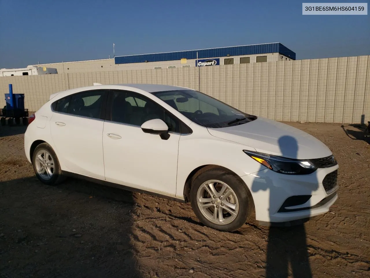 2017 Chevrolet Cruze Lt VIN: 3G1BE6SM6HS604159 Lot: 65556444