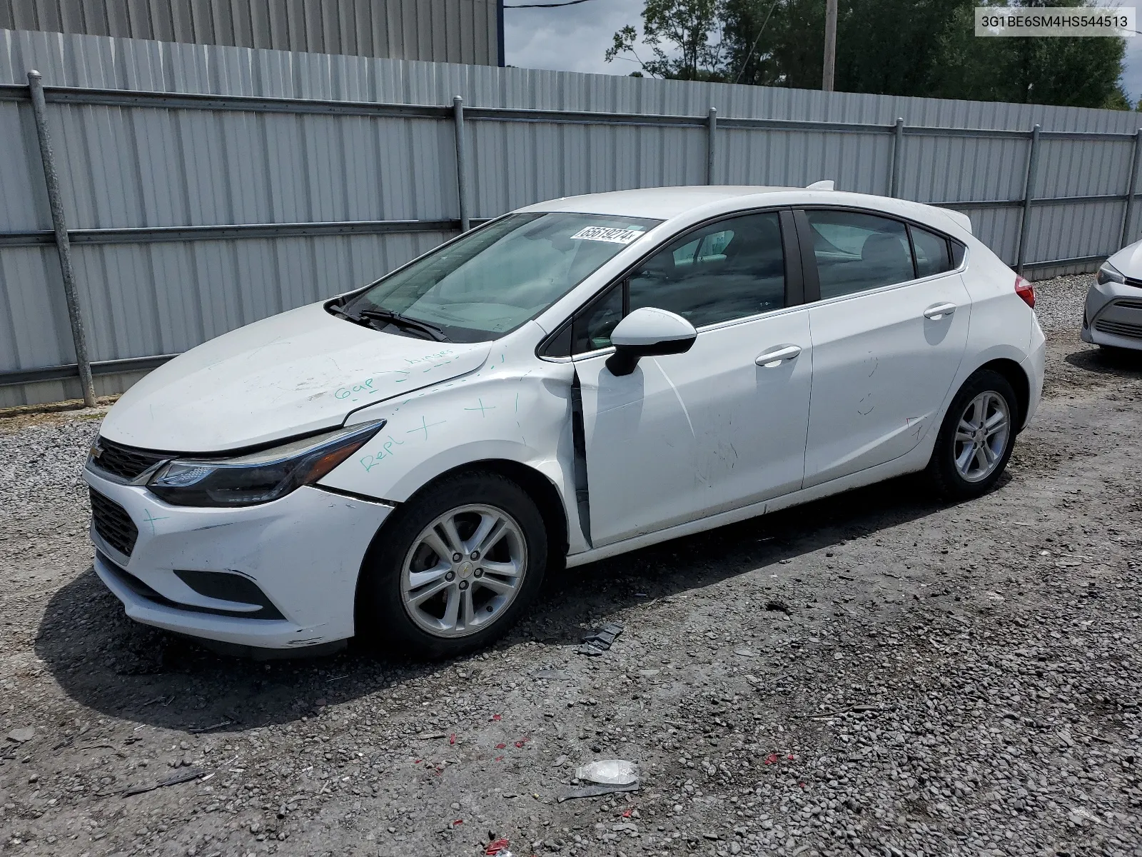 2017 Chevrolet Cruze Lt VIN: 3G1BE6SM4HS544513 Lot: 65619274