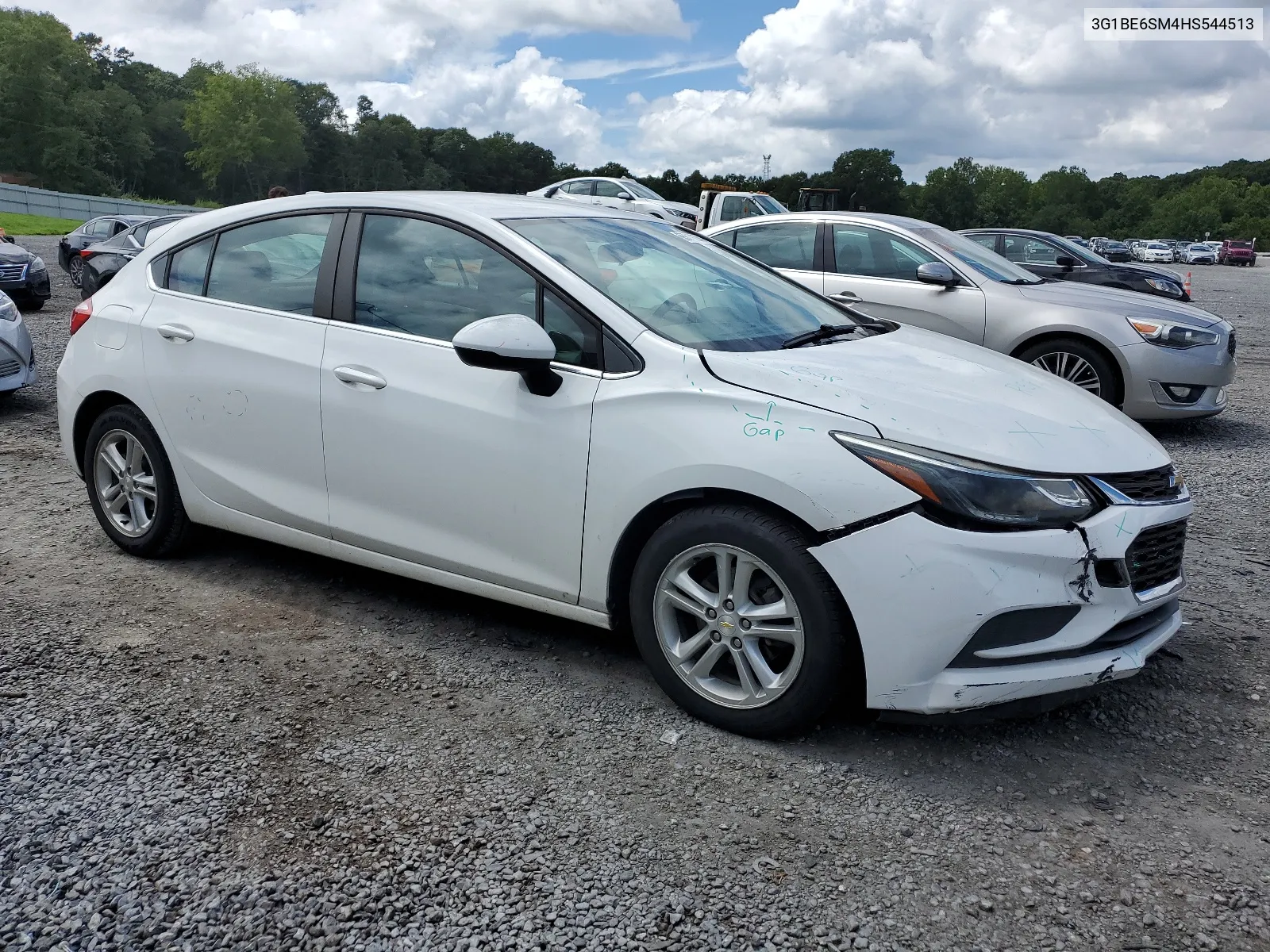 2017 Chevrolet Cruze Lt VIN: 3G1BE6SM4HS544513 Lot: 65619274