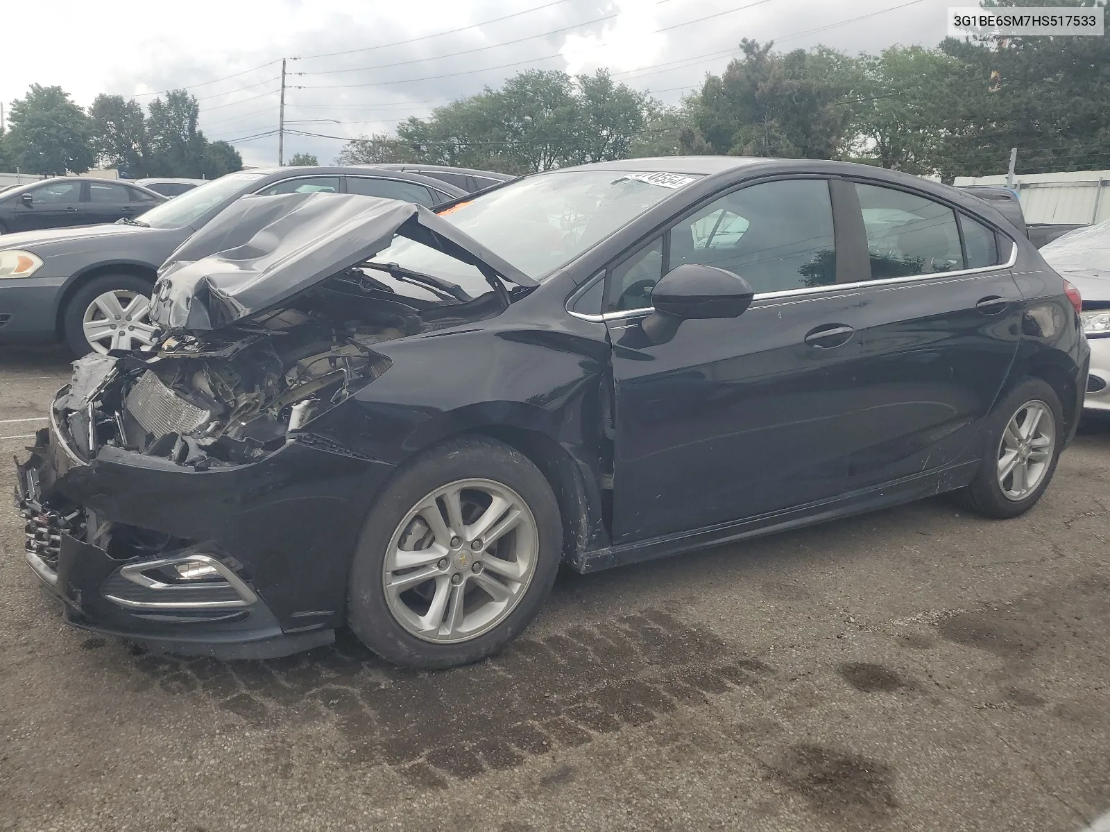 3G1BE6SM7HS517533 2017 Chevrolet Cruze Lt