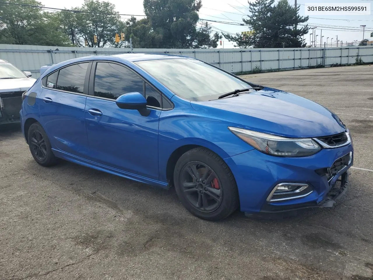 2017 Chevrolet Cruze Lt VIN: 3G1BE6SM2HS599591 Lot: 66080054