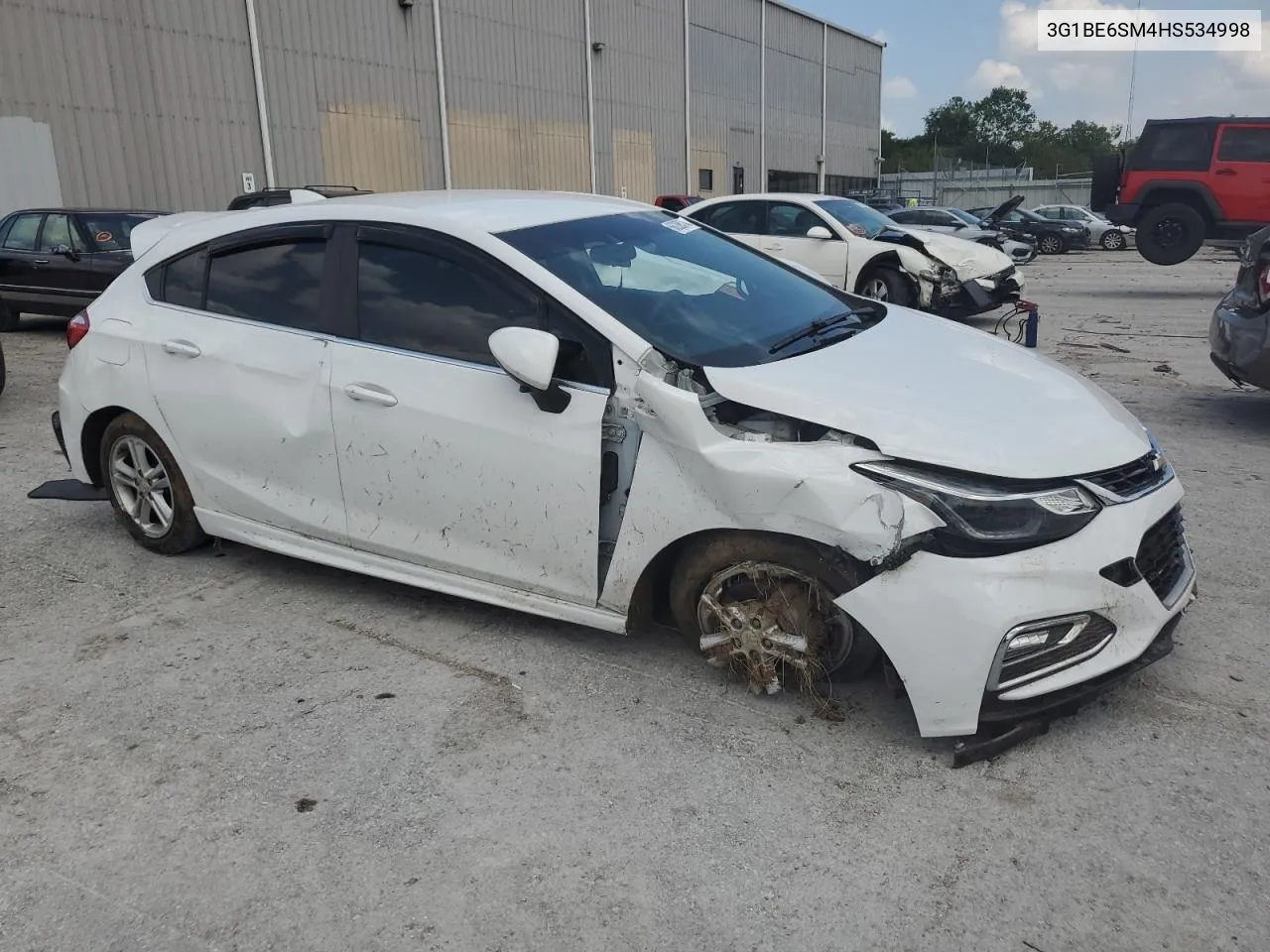 2017 Chevrolet Cruze Lt VIN: 3G1BE6SM4HS534998 Lot: 66288474