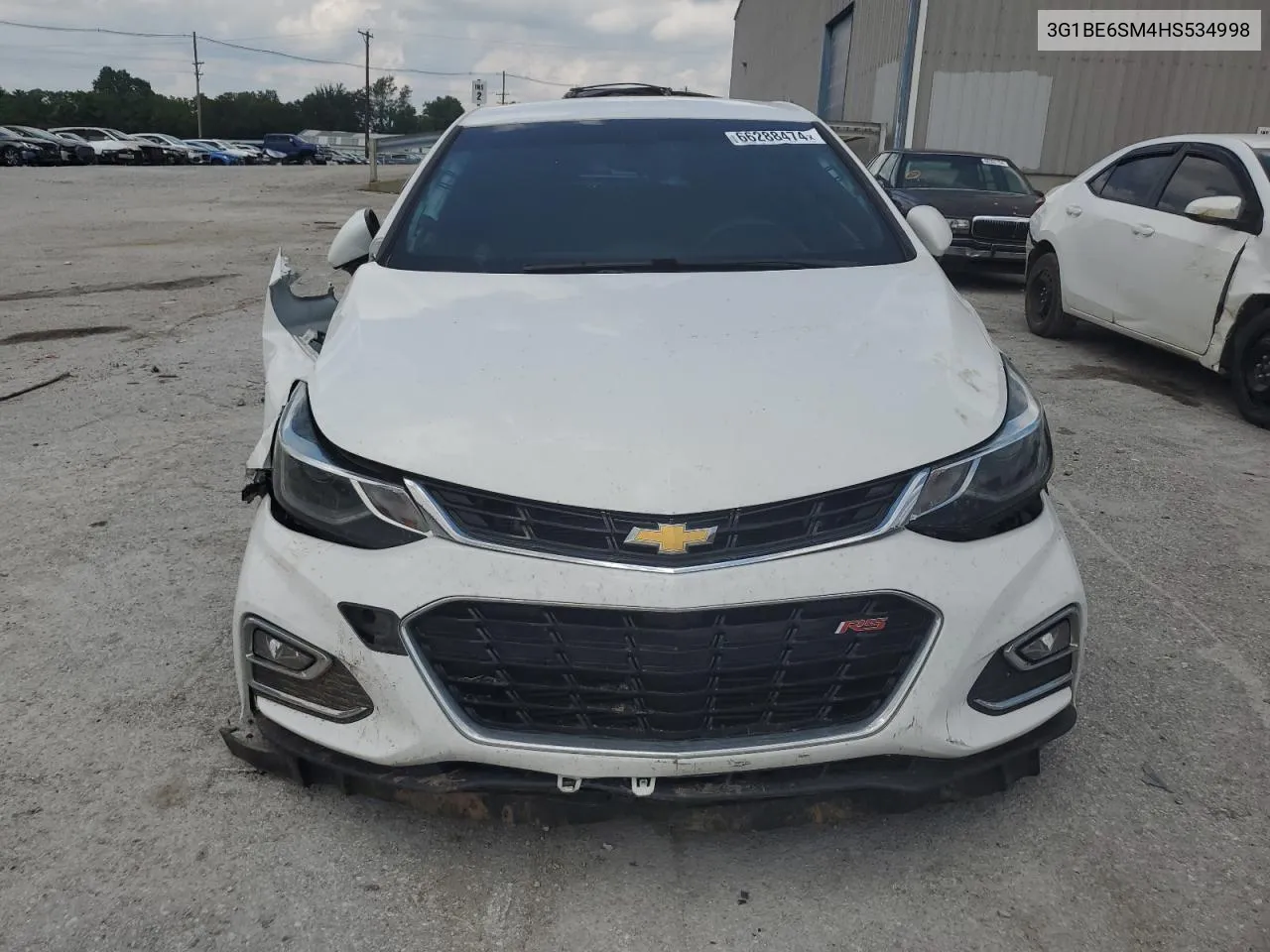 2017 Chevrolet Cruze Lt VIN: 3G1BE6SM4HS534998 Lot: 66288474