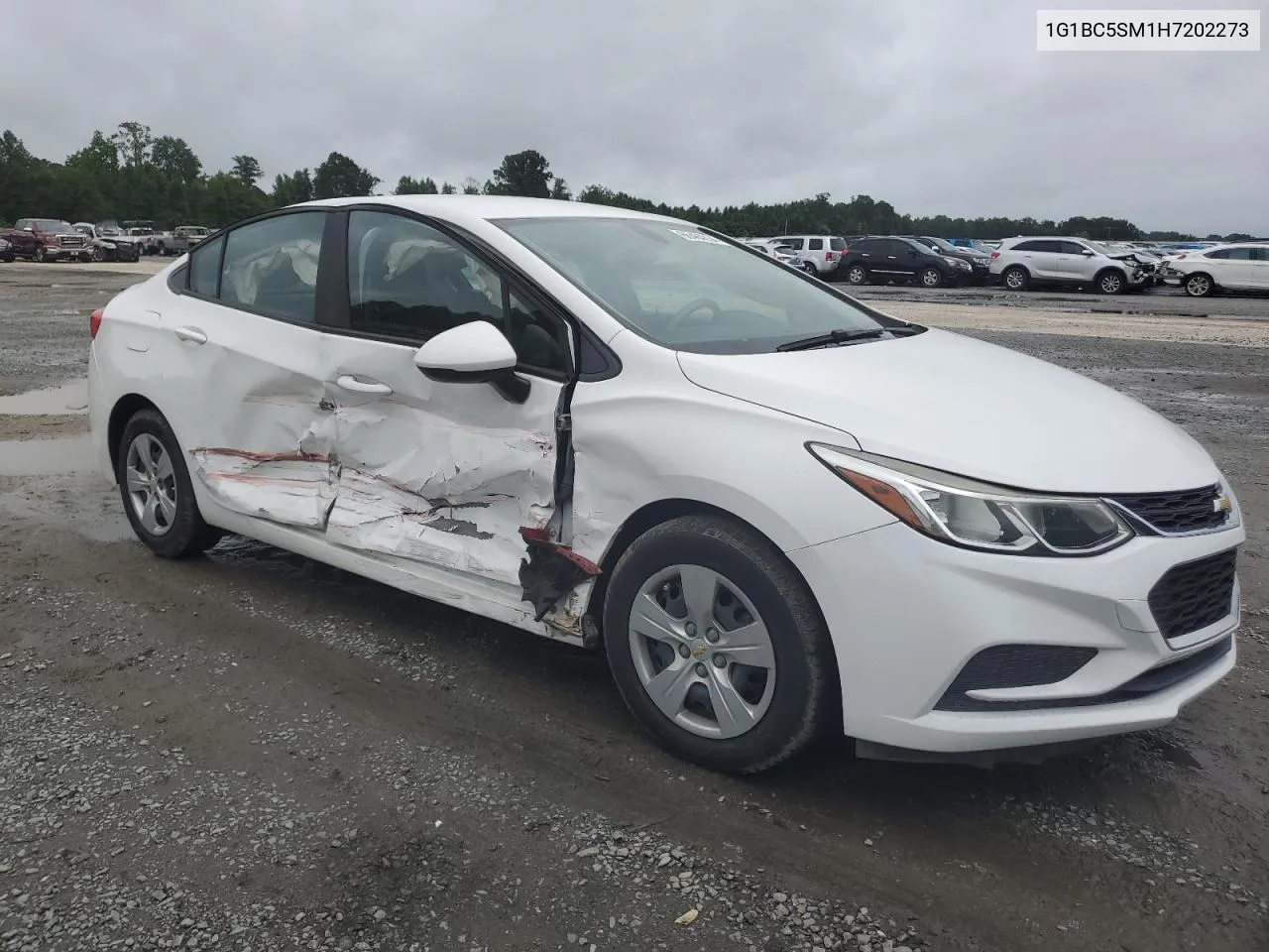 2017 Chevrolet Cruze Ls VIN: 1G1BC5SM1H7202273 Lot: 66484334