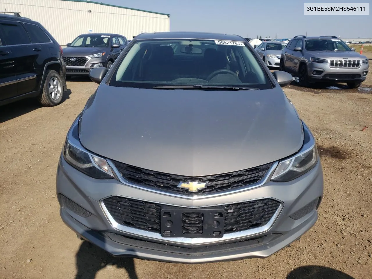 2017 Chevrolet Cruze Lt VIN: 3G1BE5SM2HS546111 Lot: 66921764