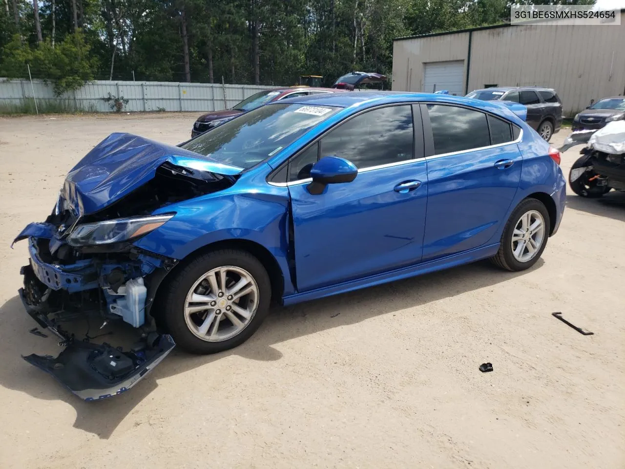 2017 Chevrolet Cruze Lt VIN: 3G1BE6SMXHS524654 Lot: 66973104