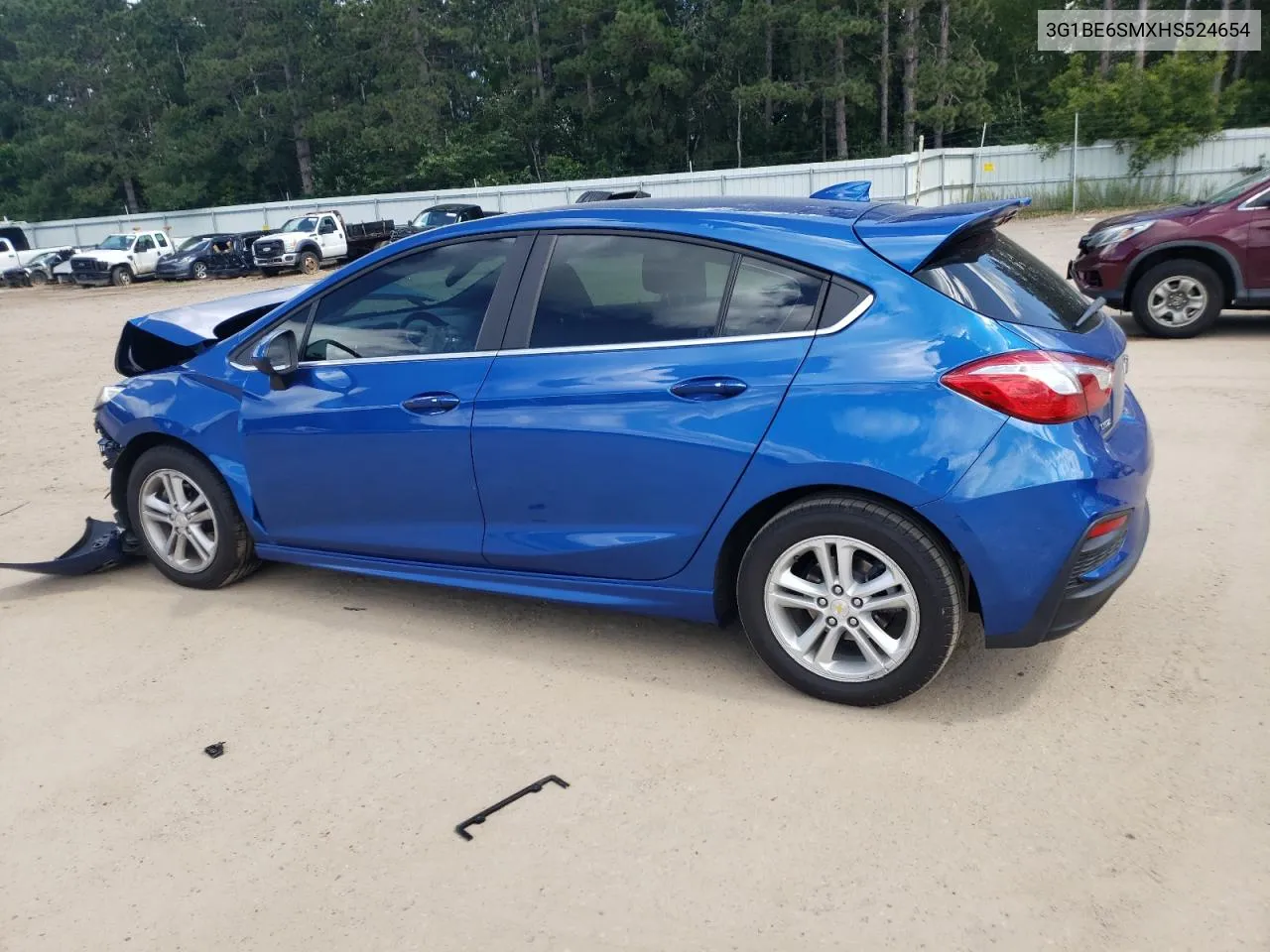 2017 Chevrolet Cruze Lt VIN: 3G1BE6SMXHS524654 Lot: 66973104