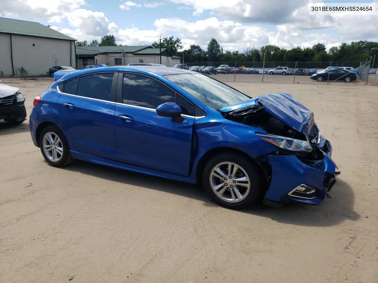 2017 Chevrolet Cruze Lt VIN: 3G1BE6SMXHS524654 Lot: 66973104