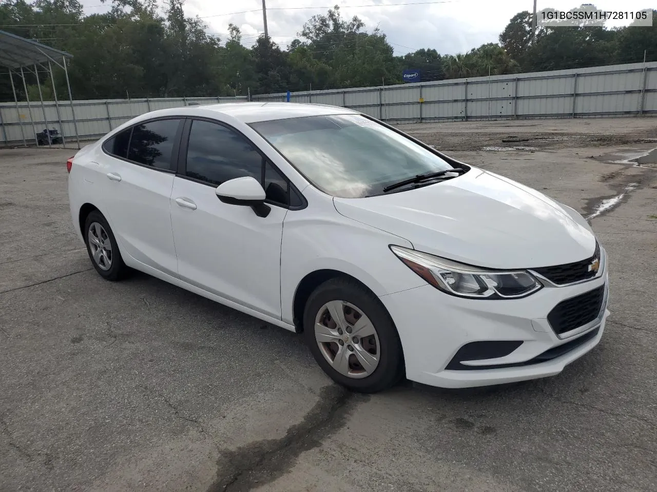 2017 Chevrolet Cruze Ls VIN: 1G1BC5SM1H7281105 Lot: 67209474