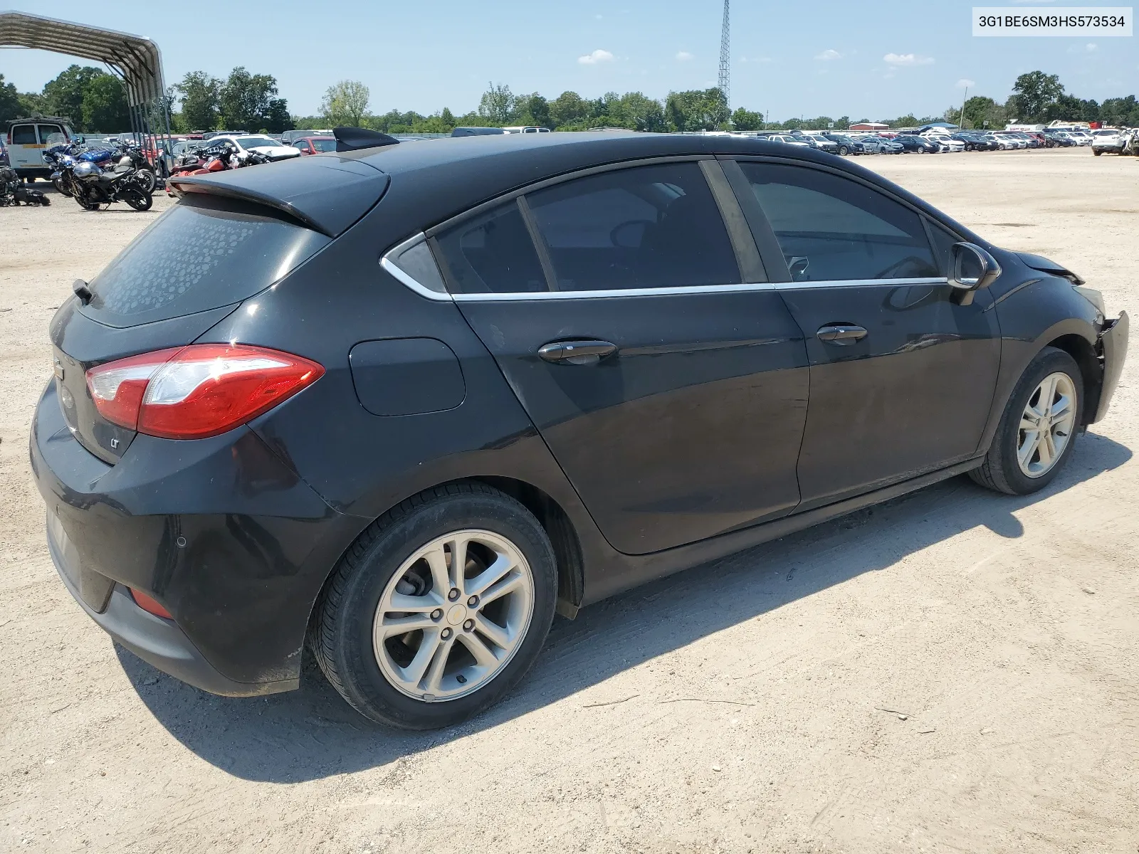 2017 Chevrolet Cruze Lt VIN: 3G1BE6SM3HS573534 Lot: 67231454