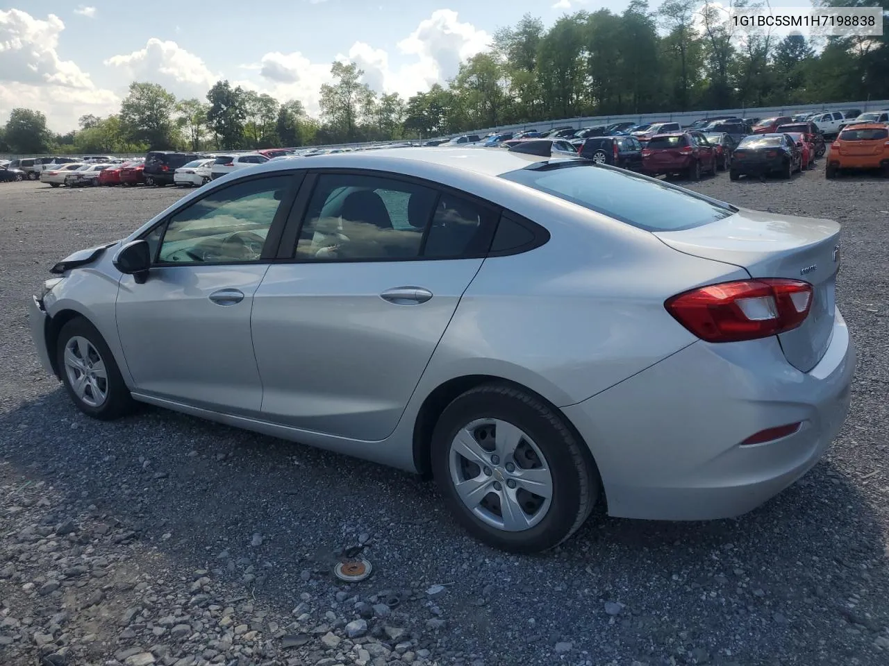 2017 Chevrolet Cruze Ls VIN: 1G1BC5SM1H7198838 Lot: 67274354