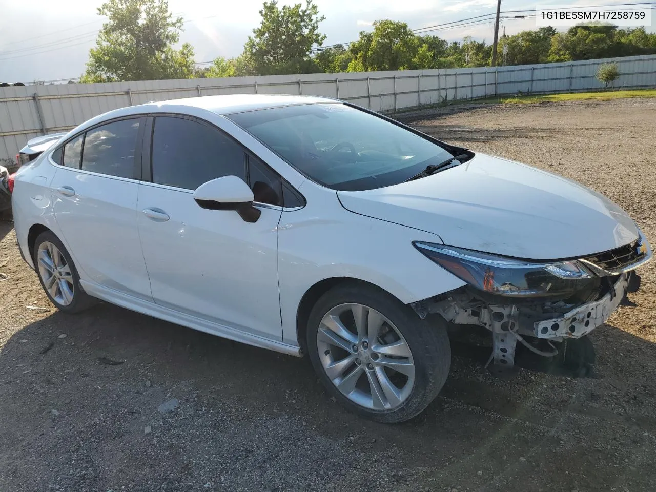 1G1BE5SM7H7258759 2017 Chevrolet Cruze Lt