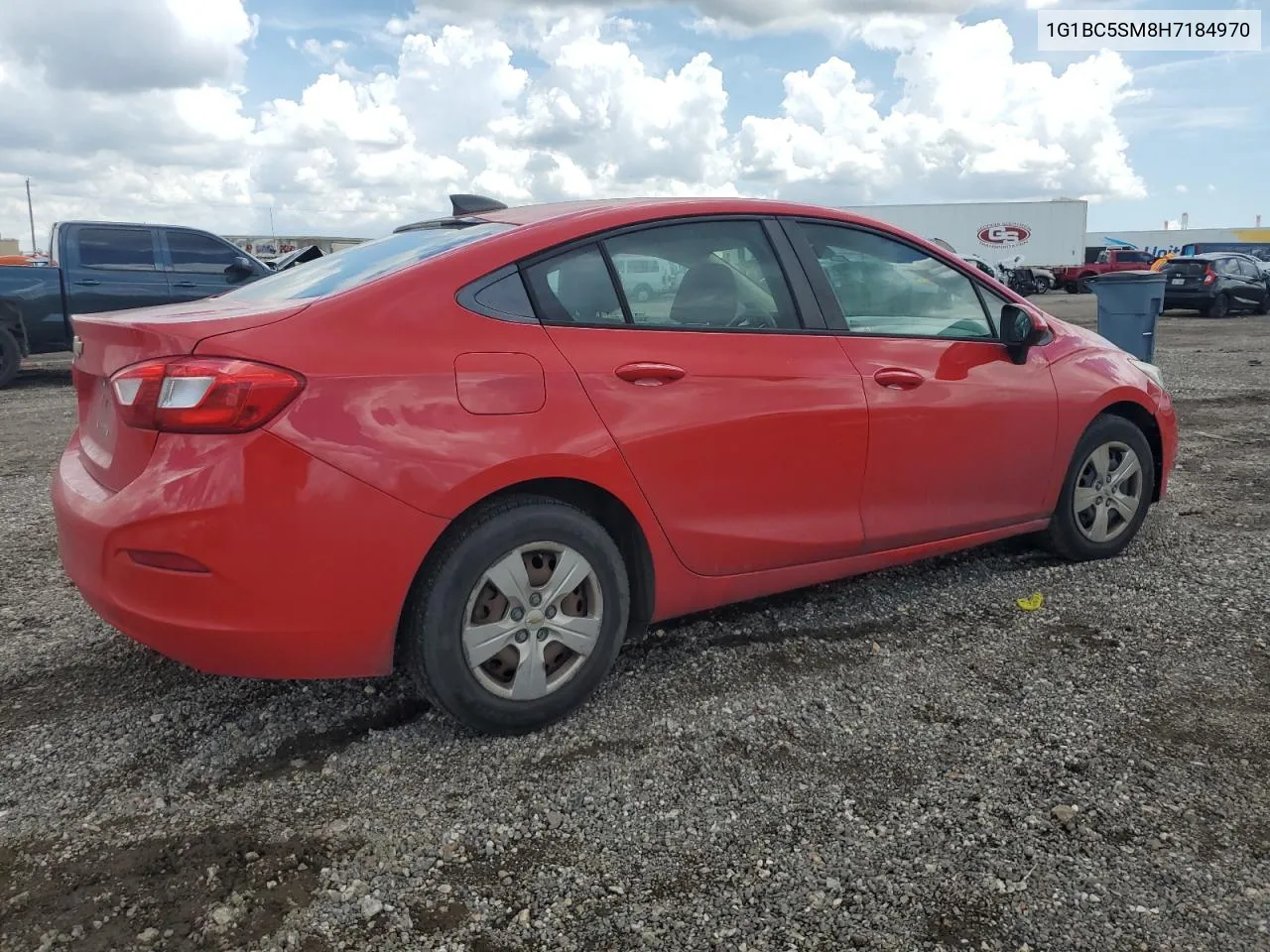 2017 Chevrolet Cruze Ls VIN: 1G1BC5SM8H7184970 Lot: 67665924