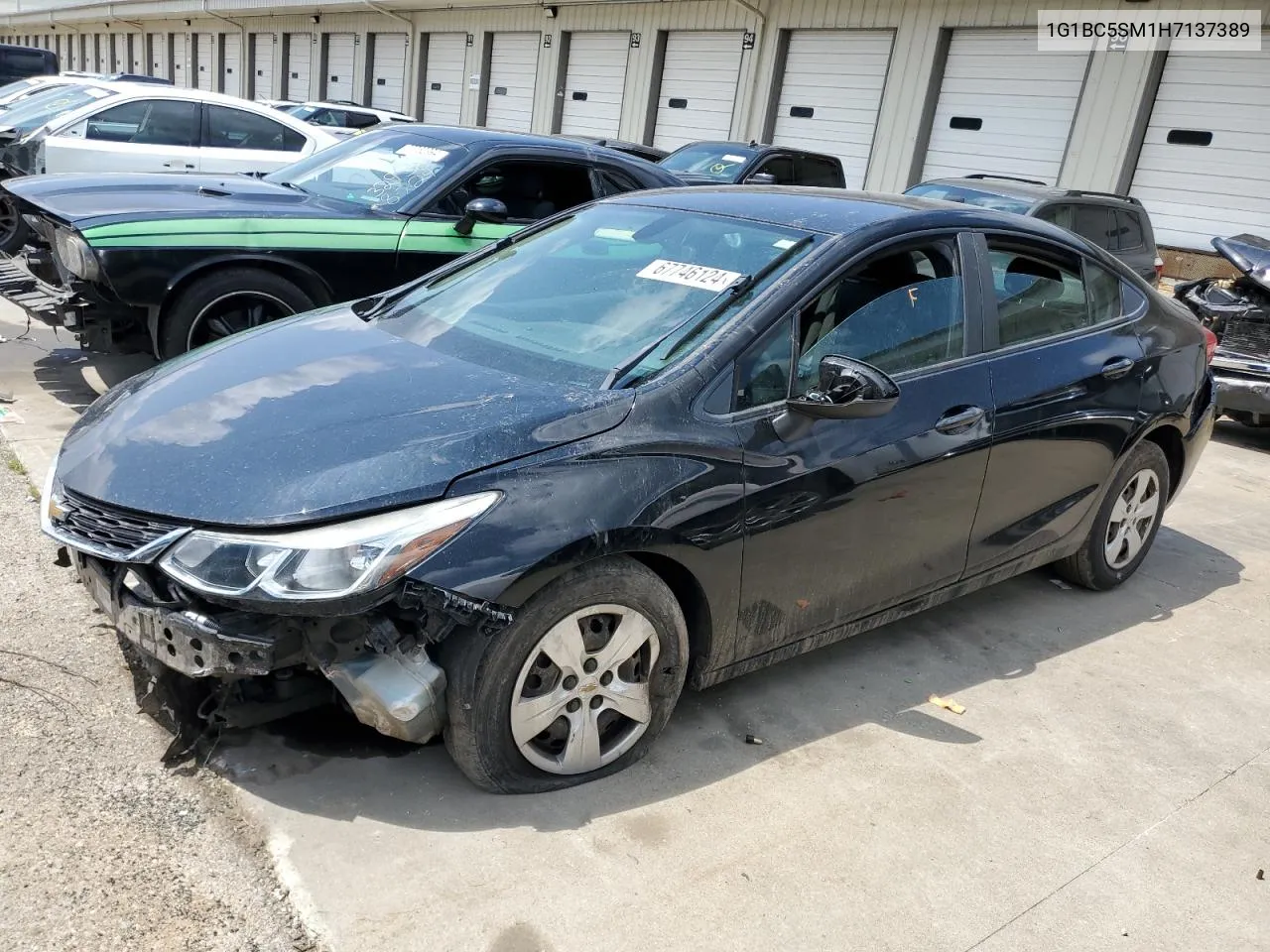 2017 Chevrolet Cruze Ls VIN: 1G1BC5SM1H7137389 Lot: 67746124