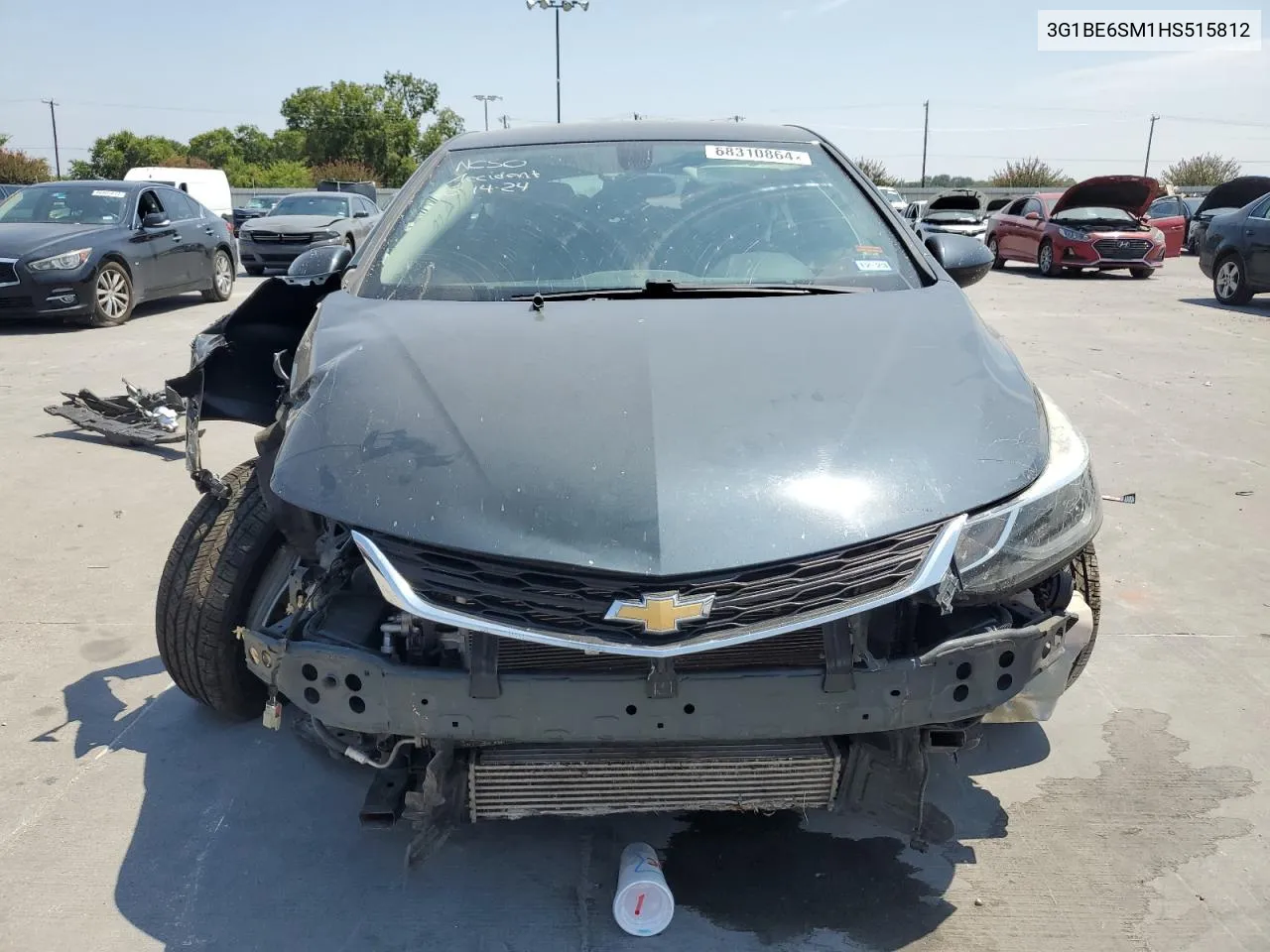 2017 Chevrolet Cruze Lt VIN: 3G1BE6SM1HS515812 Lot: 68310864