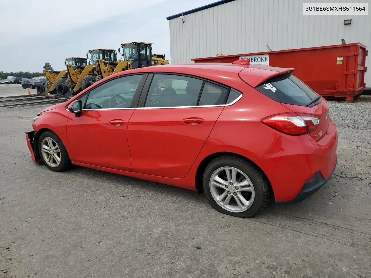 3G1BE6SMXHS511564 2017 Chevrolet Cruze Lt