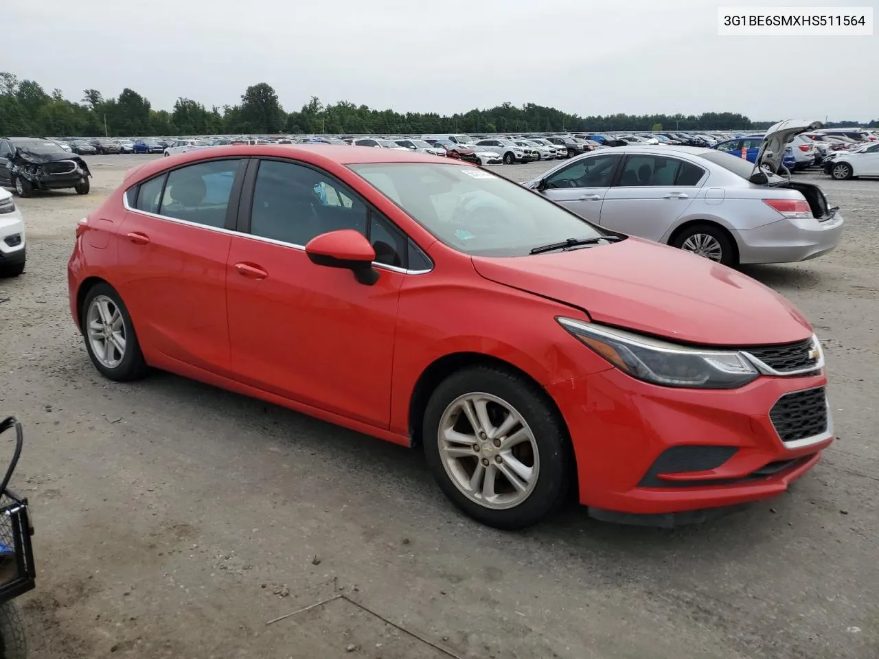 2017 Chevrolet Cruze Lt VIN: 3G1BE6SMXHS511564 Lot: 68421474