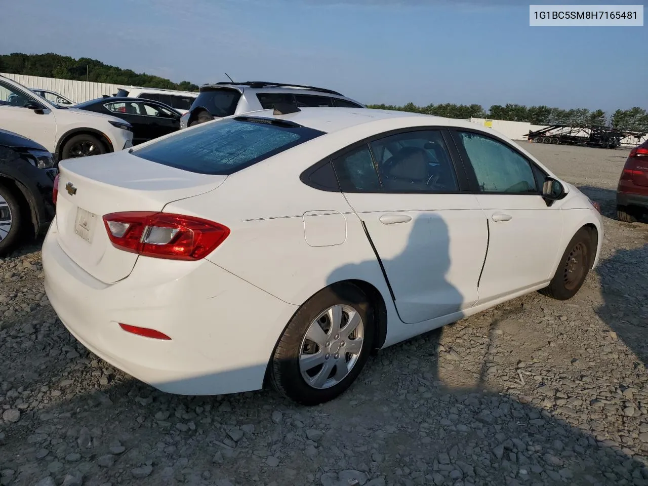 2017 Chevrolet Cruze Ls VIN: 1G1BC5SM8H7165481 Lot: 68938274