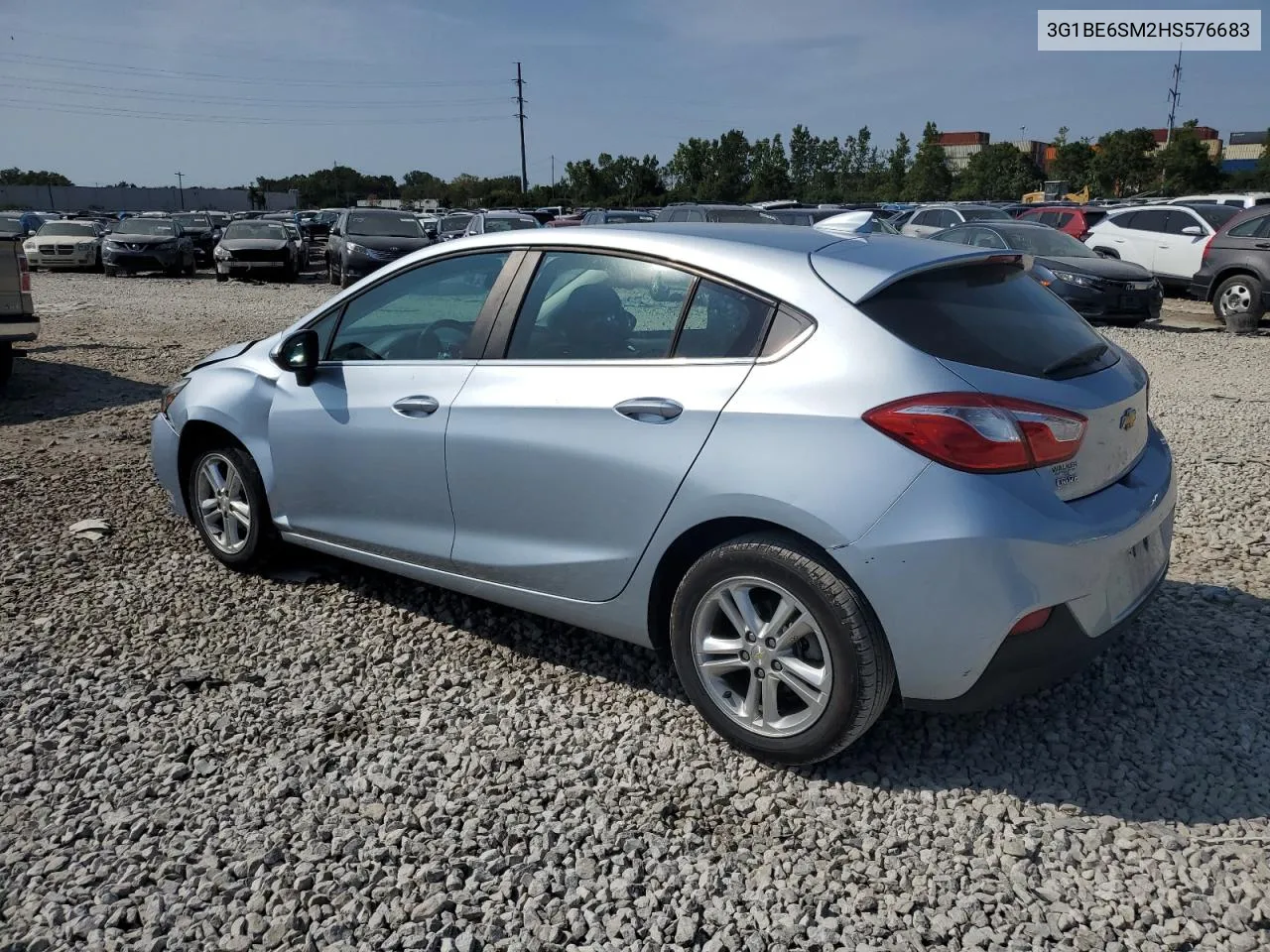 2017 Chevrolet Cruze Lt VIN: 3G1BE6SM2HS576683 Lot: 69007024