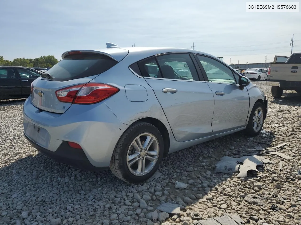 2017 Chevrolet Cruze Lt VIN: 3G1BE6SM2HS576683 Lot: 69007024