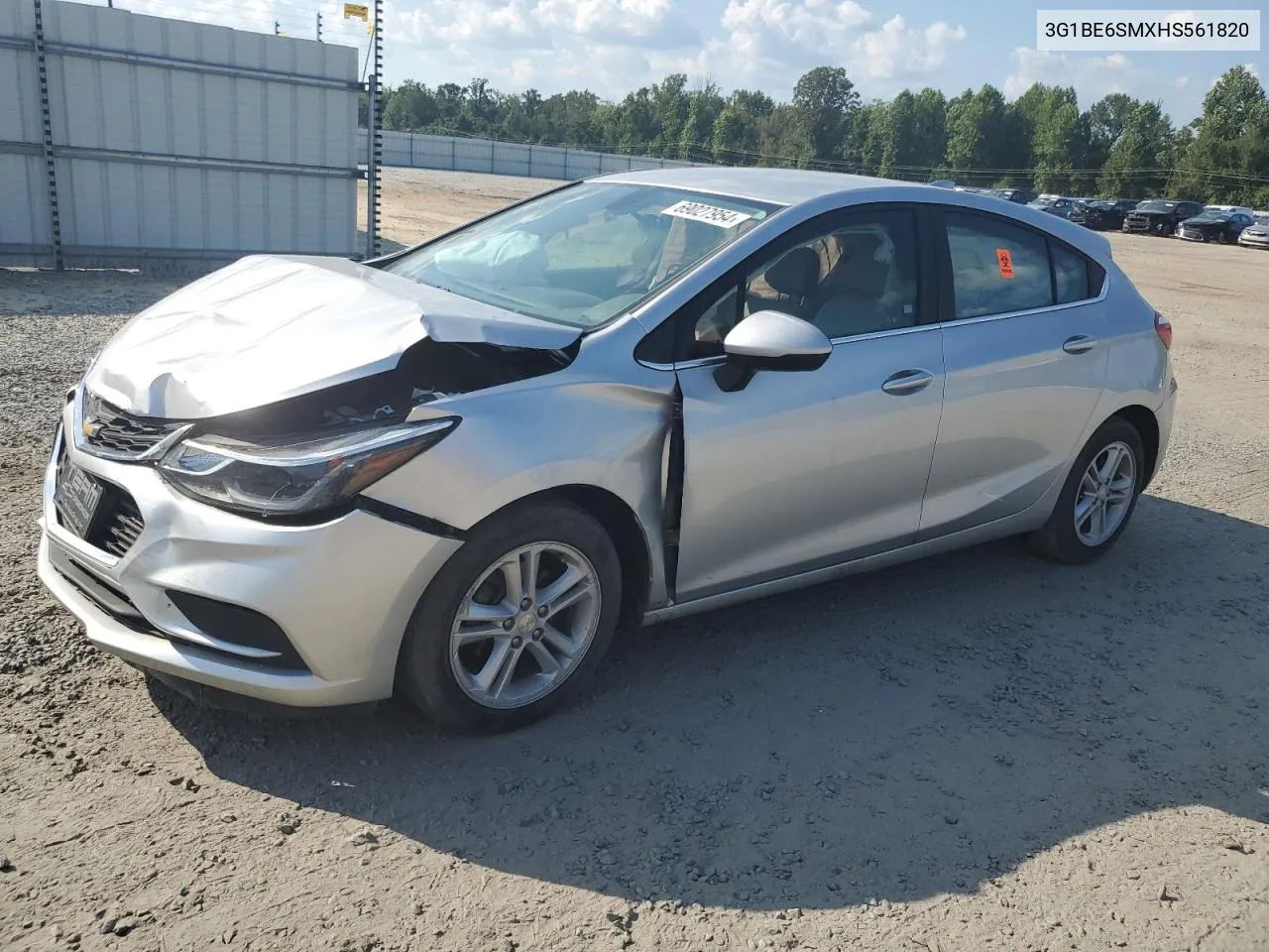 2017 Chevrolet Cruze Lt VIN: 3G1BE6SMXHS561820 Lot: 69027954