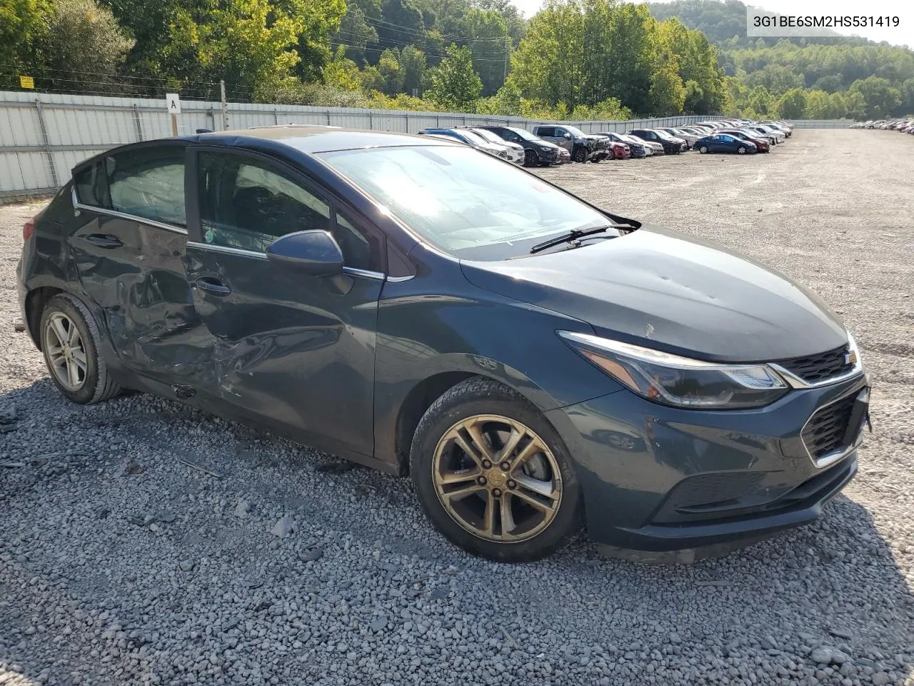 2017 Chevrolet Cruze Lt VIN: 3G1BE6SM2HS531419 Lot: 69095434