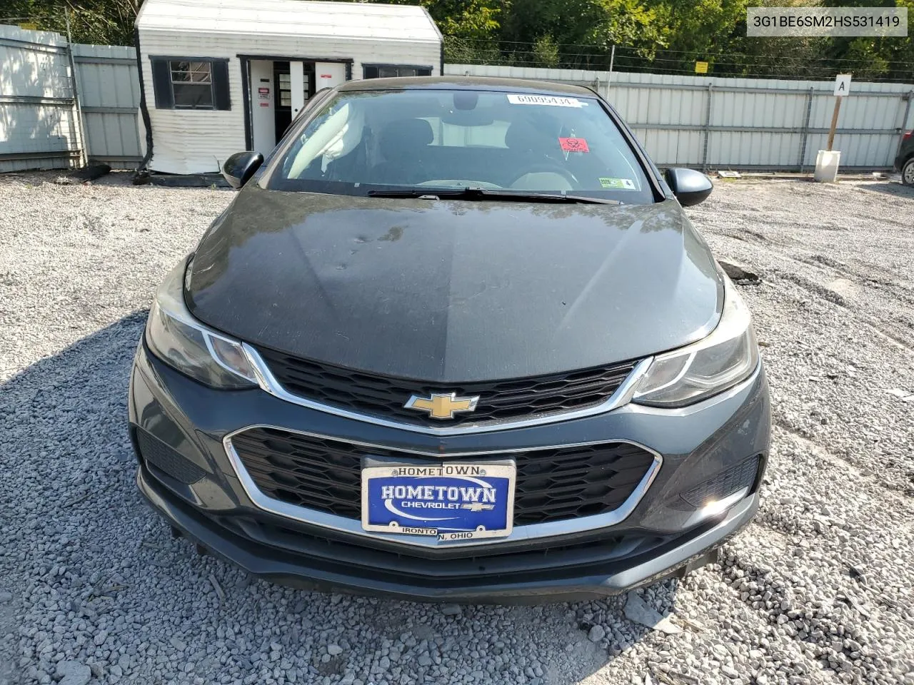 2017 Chevrolet Cruze Lt VIN: 3G1BE6SM2HS531419 Lot: 69095434