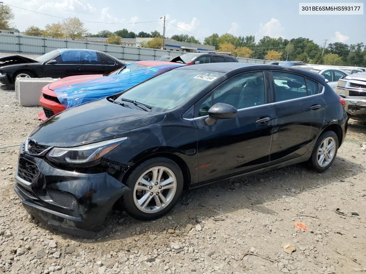 2017 Chevrolet Cruze Lt VIN: 3G1BE6SM6HS593177 Lot: 69427164