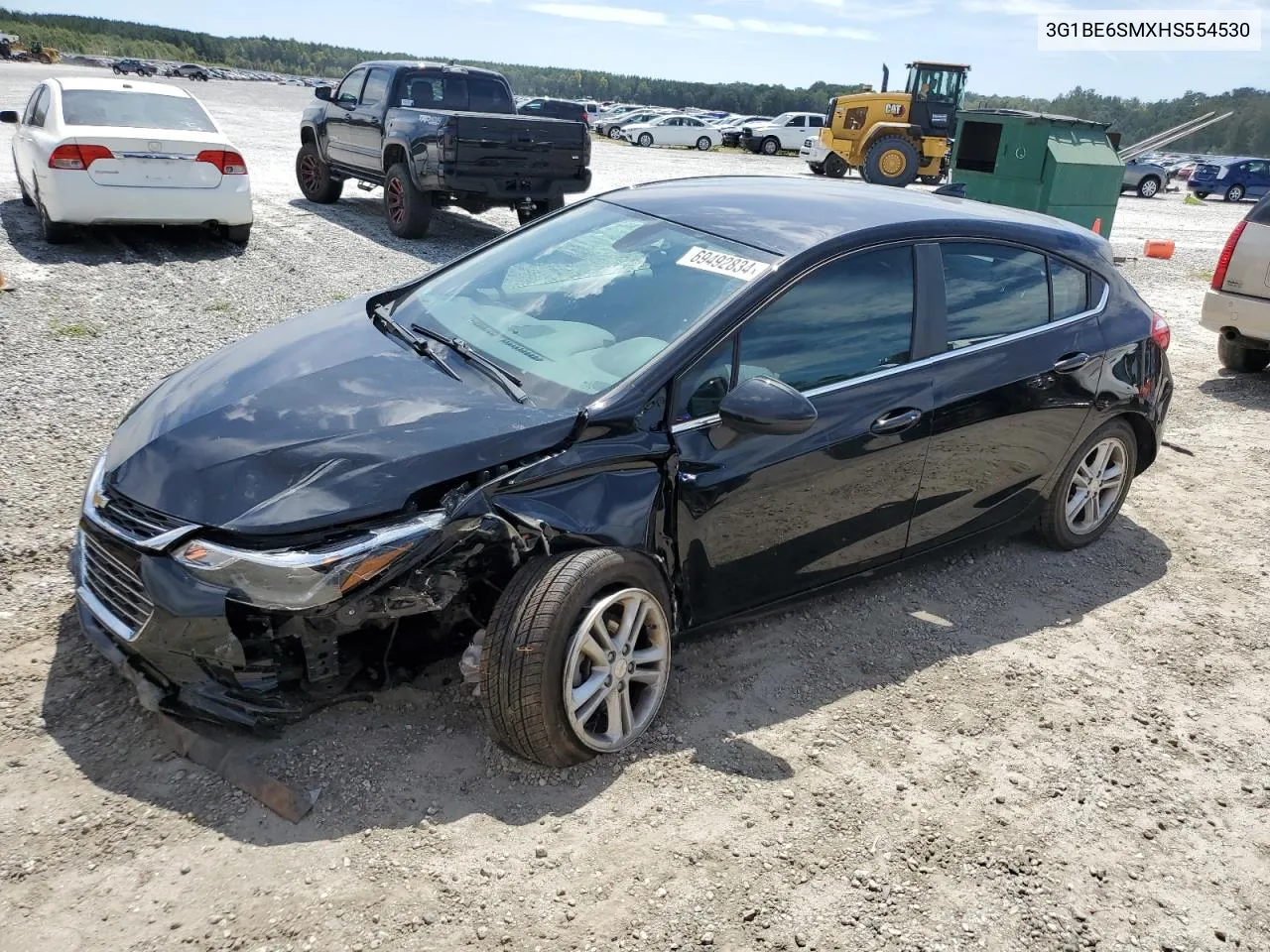 2017 Chevrolet Cruze Lt VIN: 3G1BE6SMXHS554530 Lot: 69492834