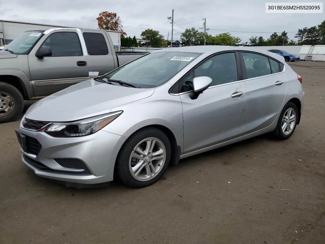 2017 Chevrolet Cruze Lt VIN: 3G1BE6SM2HS520095 Lot: 69592514